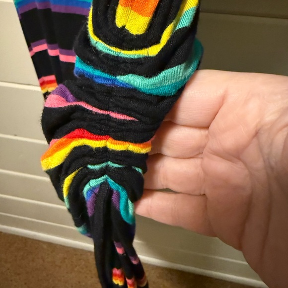 Torrid Black Dress with Rainbow Stripes - Picture 3 of 3